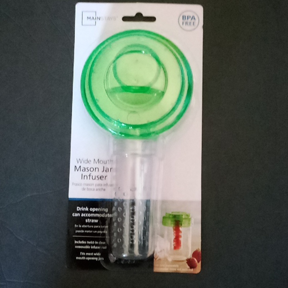 Mainstays wide mouth mason jar infuser